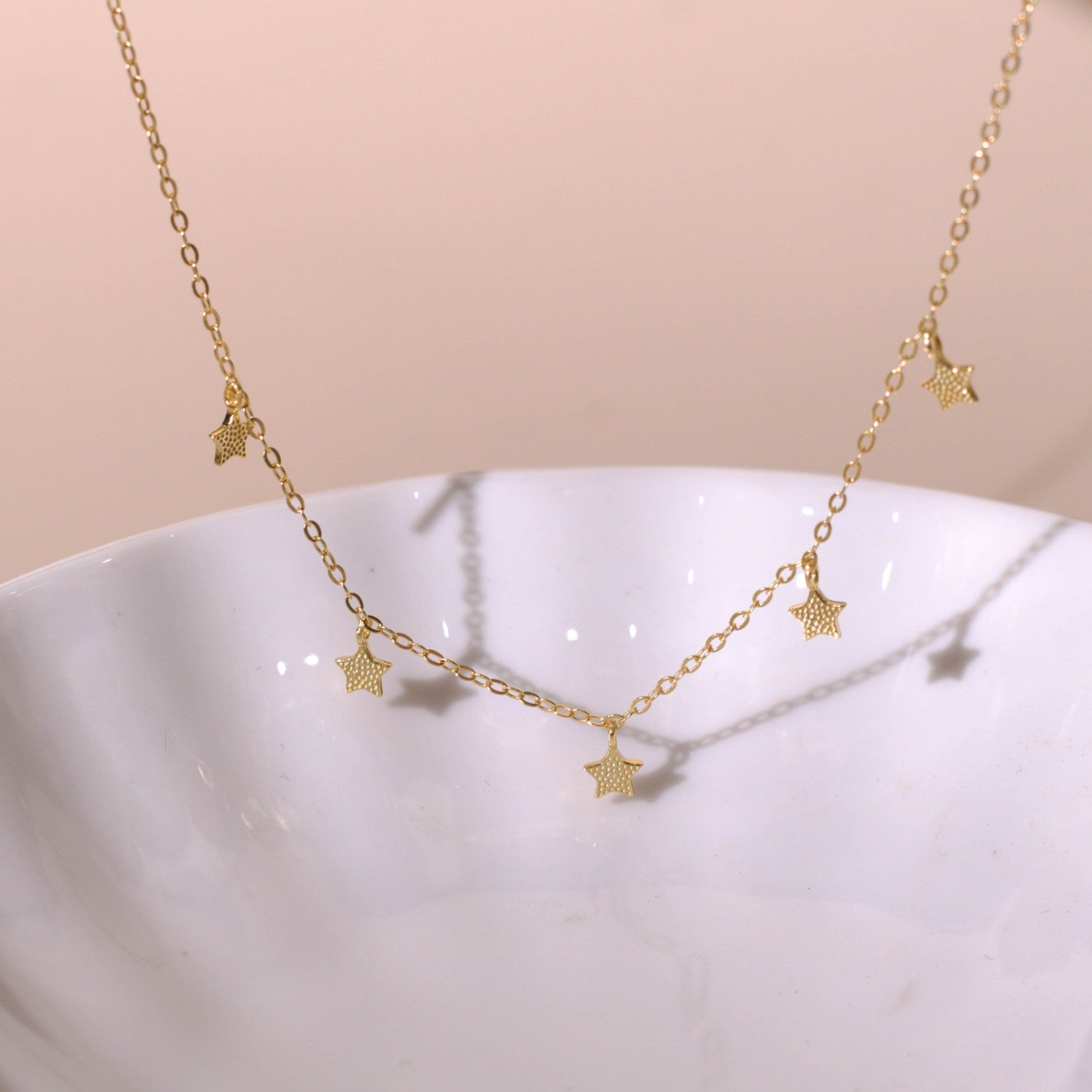 Gemor 18K Morri Stars Necklace