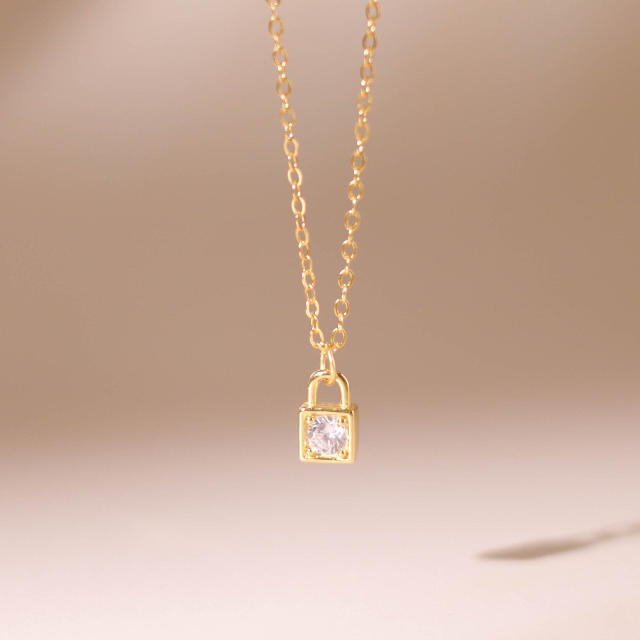 Gemor 18K Mystery Lock Necklace