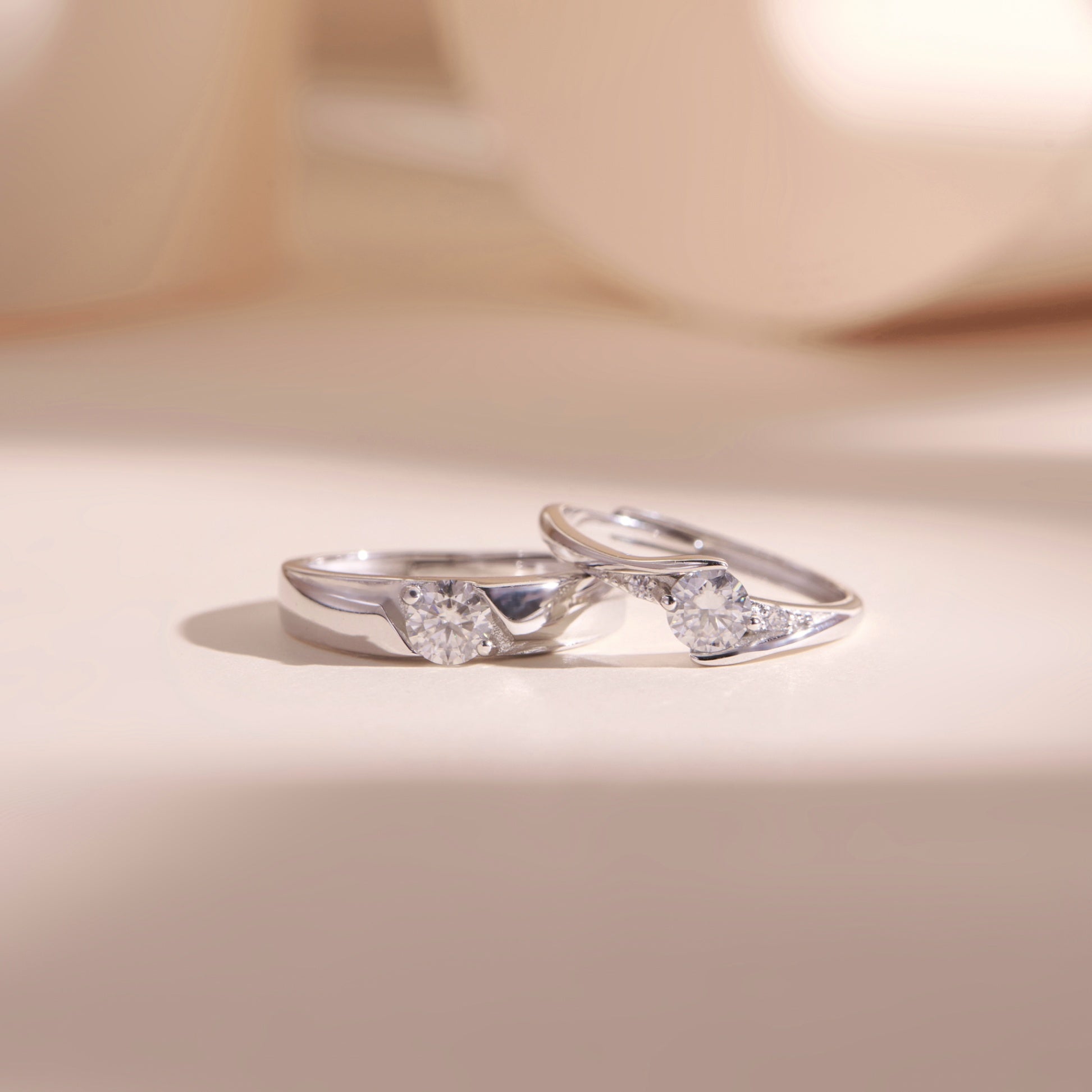 Gemor 18K Marry Me Couple Ring