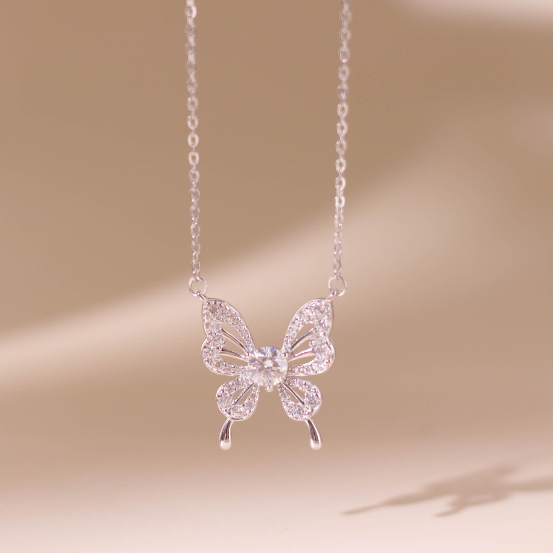 Gemor 18K Amor Fati Butterfly Necklace