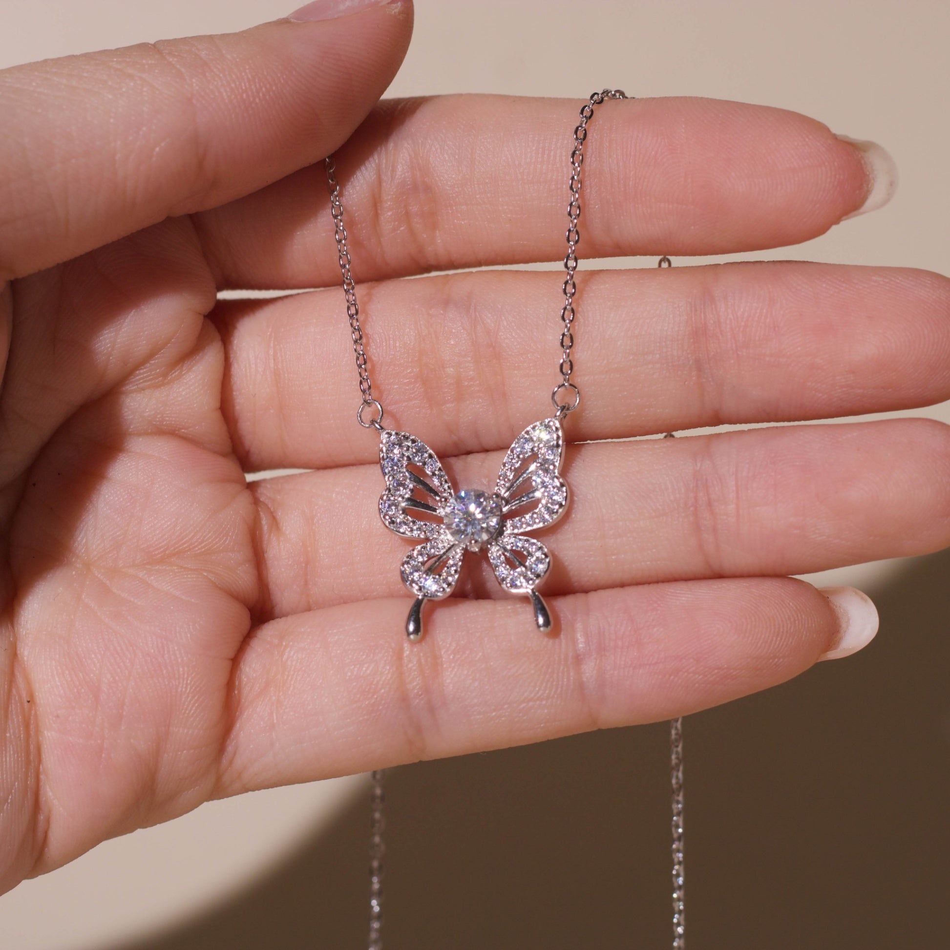 Gemor 18K Amor Fati Butterfly Necklace