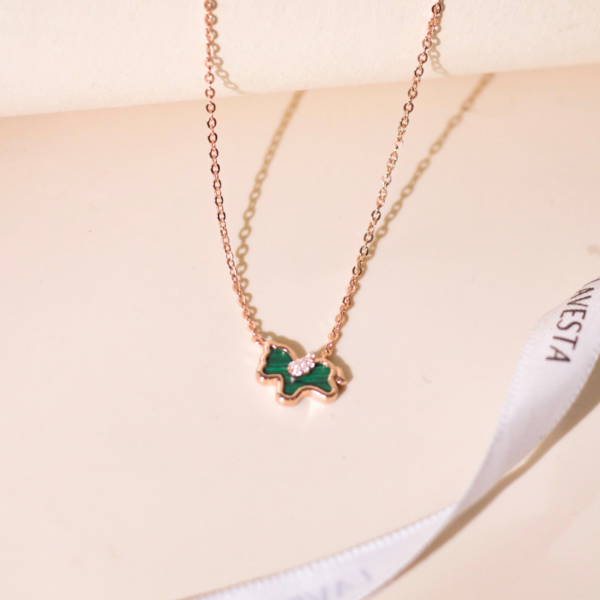 Gemor 18K Unicorn Lucky Necklace