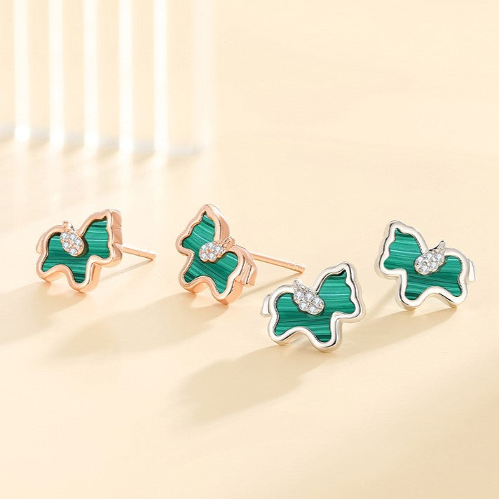 Gemor 18K Unicorn Lucky Earrings