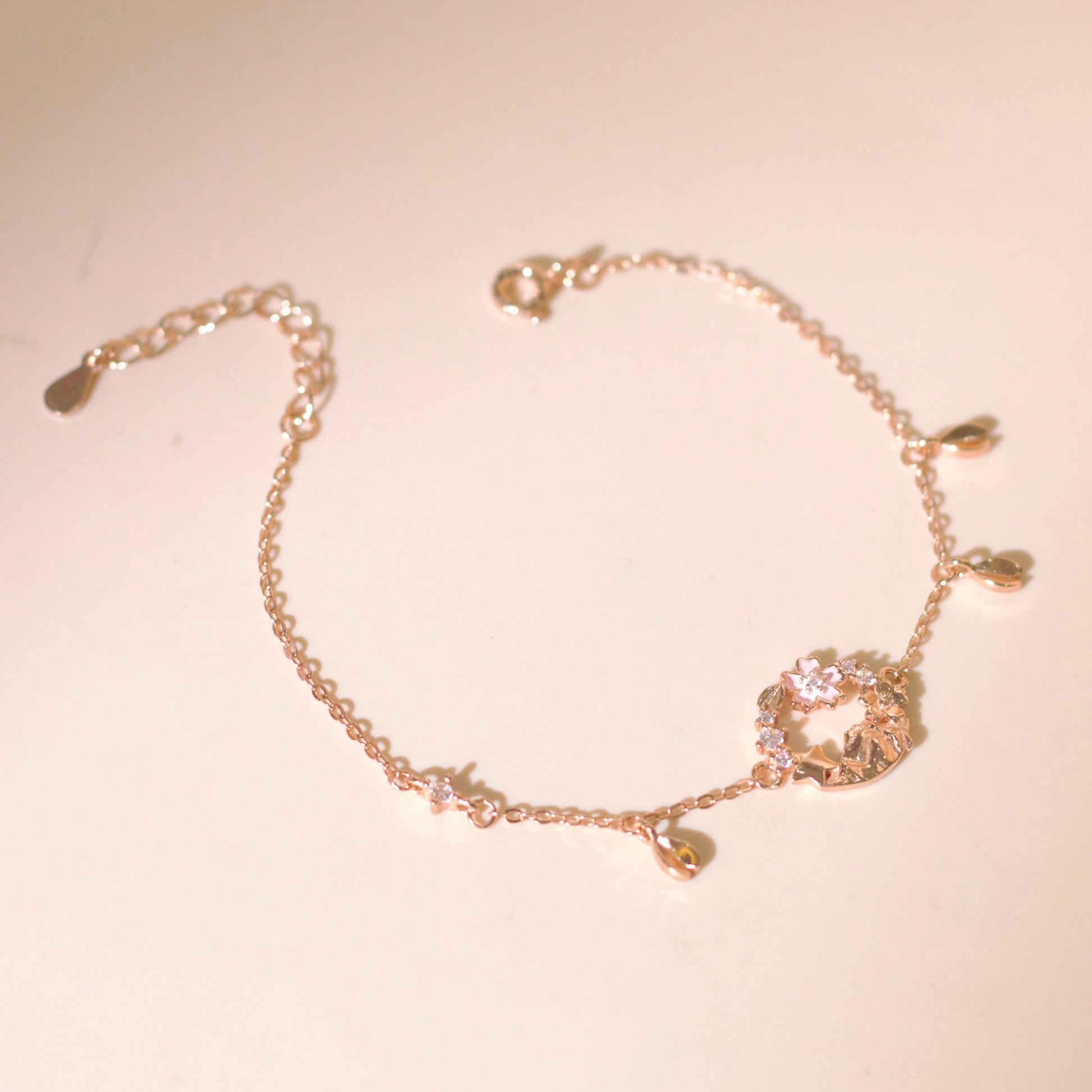 Gemor 18K Cherry Bloom Bracelet