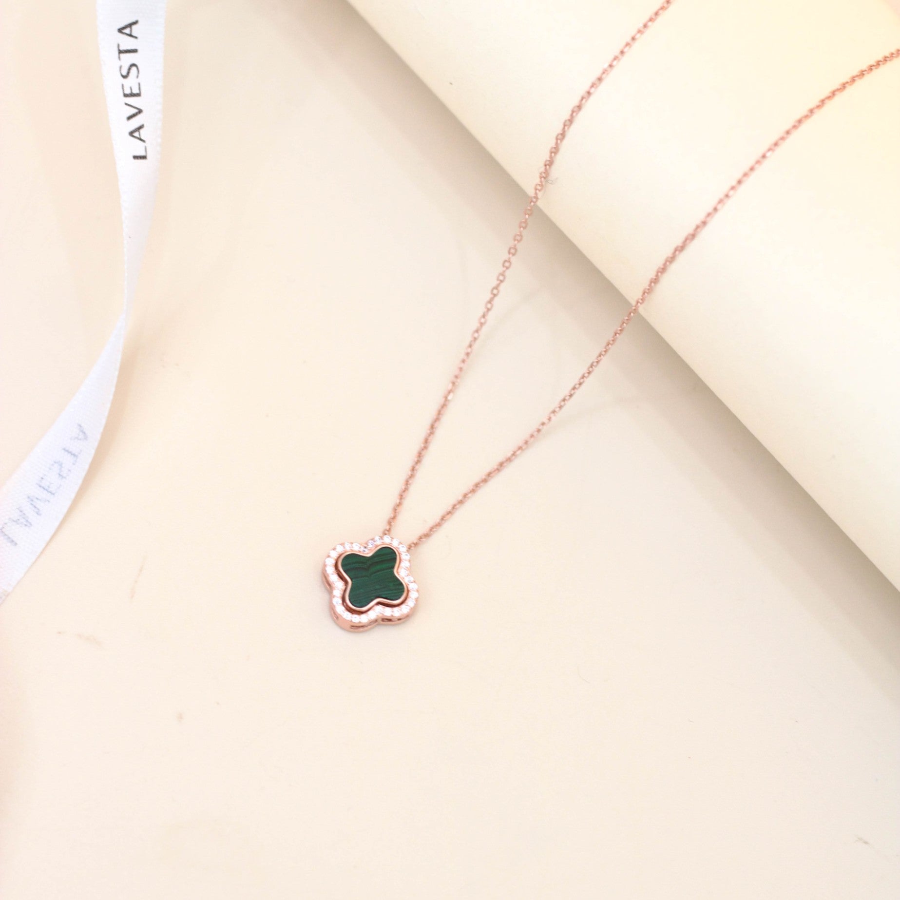 Gemor 18K Irene 4-Leaf Clover Necklace