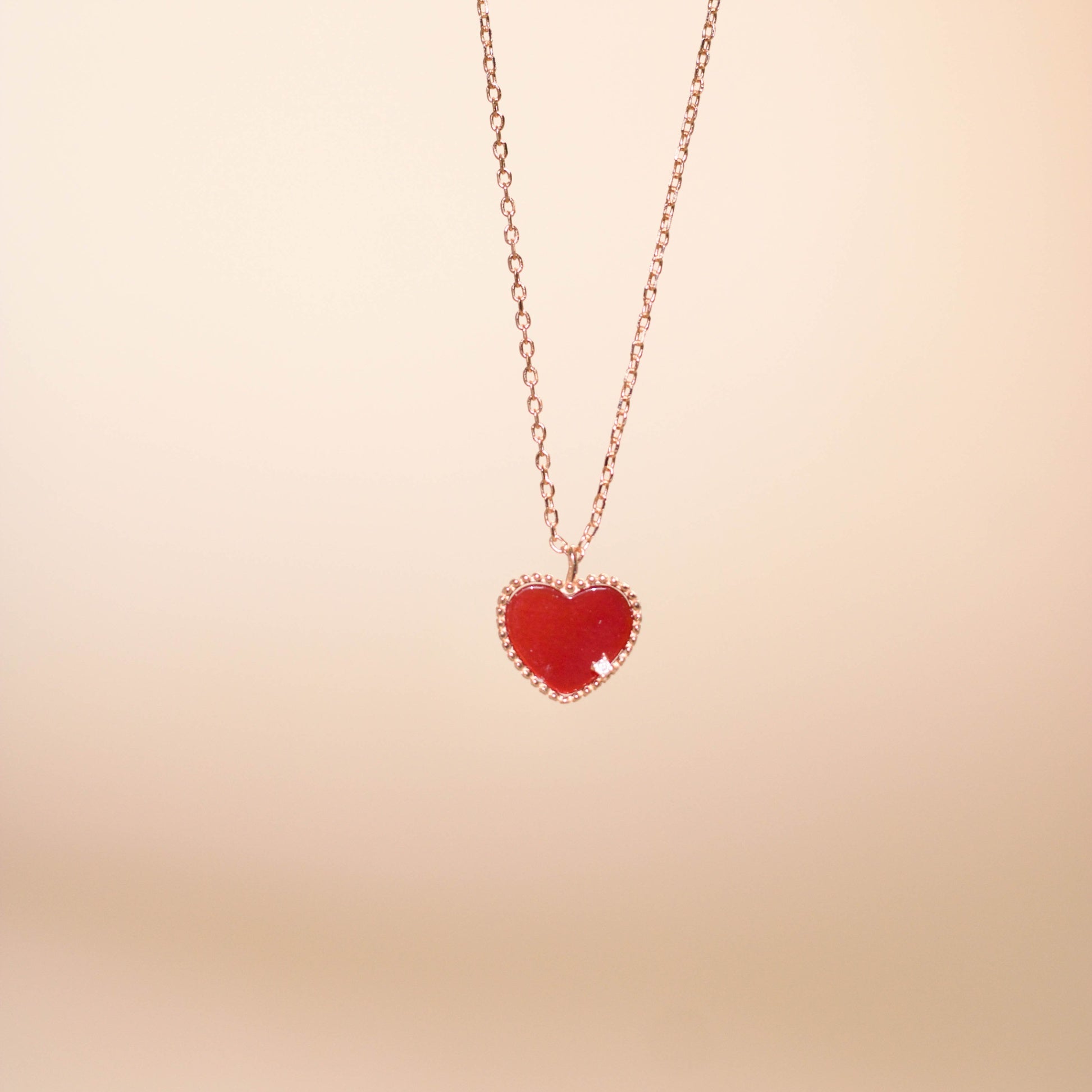 Gemor 18K Scarlet Heart Necklace